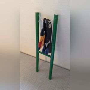 Vintage Wooden Toucan Climbing Toy